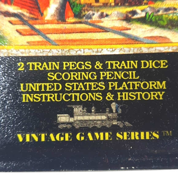 The Great Railroad Game Vintage Game Series with Tin NEW Sealed - Picture 6 of 7